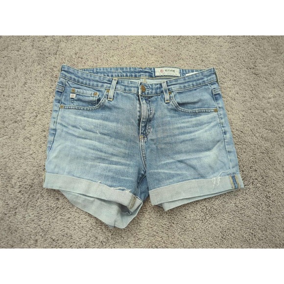 Ag Adriano Goldschmied Pants - AG Adriano Goldschmied Jeans Shorts Womens 27R The‎ Hailey Ex Boyfriend Roll Up